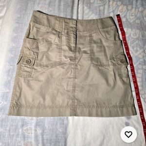 LOFT Tan Mini Skirt.  Size 2.  NWOT